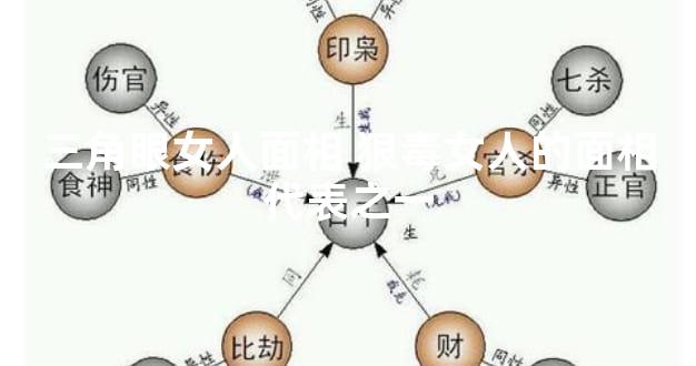 三角眼女人面相 狠毒女人的面相代表之一